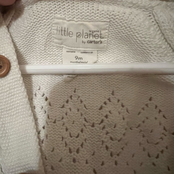 Little Planet by Carter's Organic Baby Sweater Pram Coveralls - Picture 3 of 3